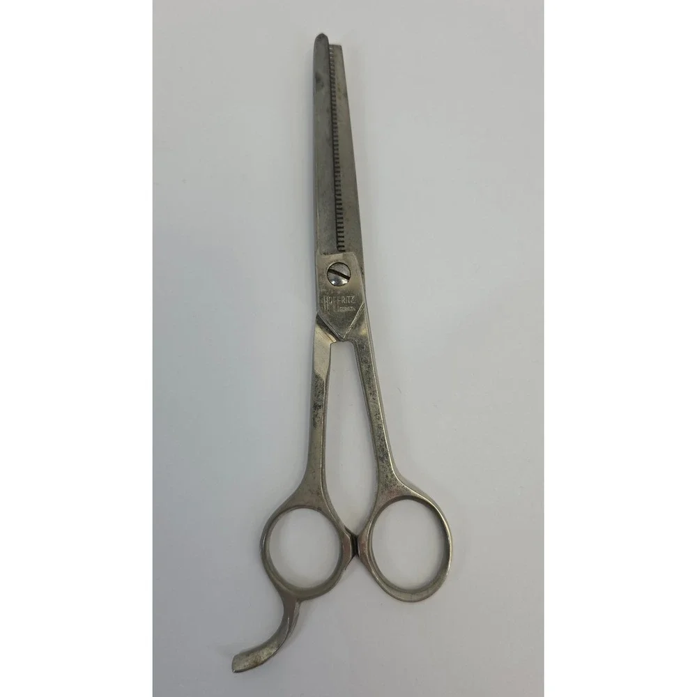 Hoffritz Germany Vintage Hair Thinning Shears Professional Barber Scissors 6.5in